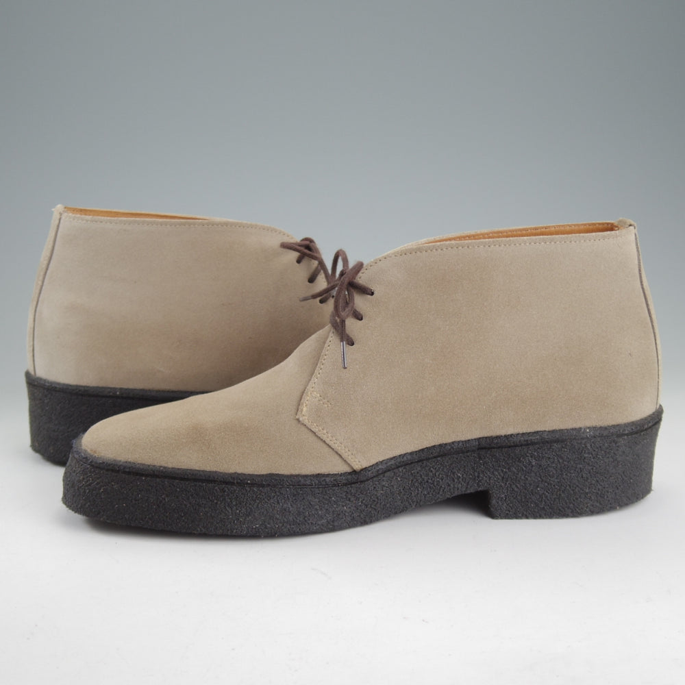 未使用★トリッカーズ SIZE 7【定価￥86,900-★マッドガード/チャッカブーツ/5265】スエード/薄茶/メンズ/Tricker's★p441