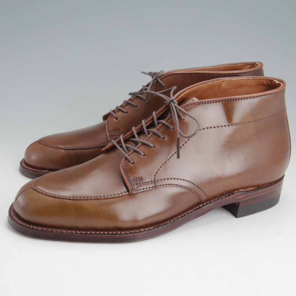 未使用★オールデン 6.5D【貴重★ラベロ色/コードバン/D0942】(ハワイ)Leather Soul別注/Vチップ/チャッカブーツ/茶/メンズ/ALDEN★o316