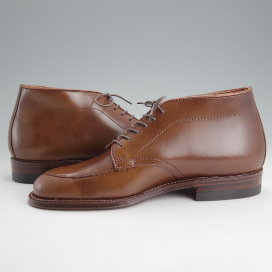 未使用★オールデン 6.5D【貴重★ラベロ色/コードバン/D0942】(ハワイ)Leather Soul別注/Vチップ/チャッカブーツ/茶/メンズ/ALDEN★o316