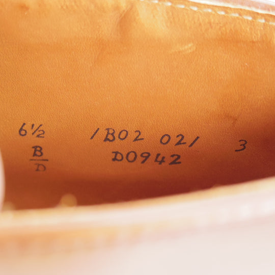 未使用★オールデン 6.5D【貴重★ラベロ色/コードバン/D0942】(ハワイ)Leather Soul別注/Vチップ/チャッカブーツ/茶/メンズ/ALDEN★o316