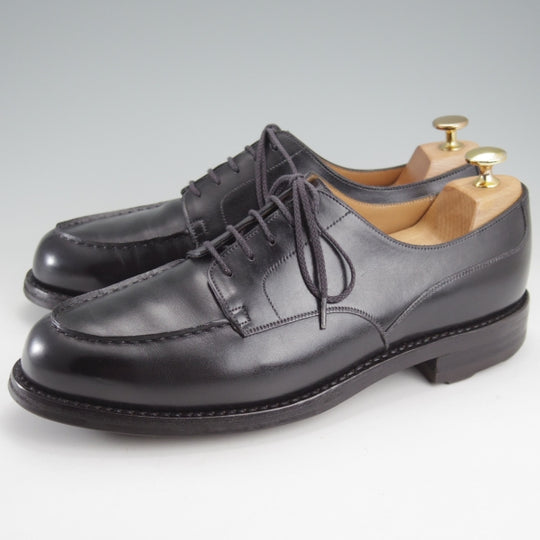 ★J.M.ウエストン 8.5C【現行定価￥176,000-★ゴルフ/GOLF】641/31ラスト/Uチップ/ボックスカーフ/黒/メンズ/Weston/ウェストン★n805