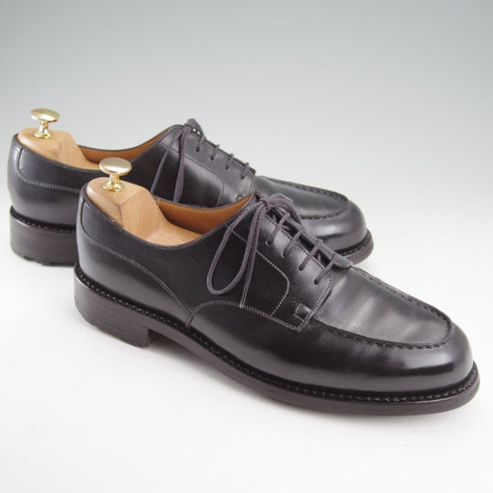 ★J.M.ウエストン 8.5C【現行定価￥176,000-★ゴルフ/GOLF】641/31ラスト/Uチップ/ボックスカーフ/黒/メンズ/Weston/ウェストン★n805