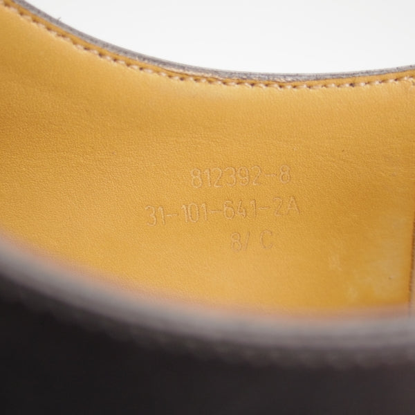 ★J.M.ウエストン 8.5C【現行定価￥176,000-★ゴルフ/GOLF】641/31ラスト/Uチップ/ボックスカーフ/黒/メンズ/Weston/ウェストン★n805