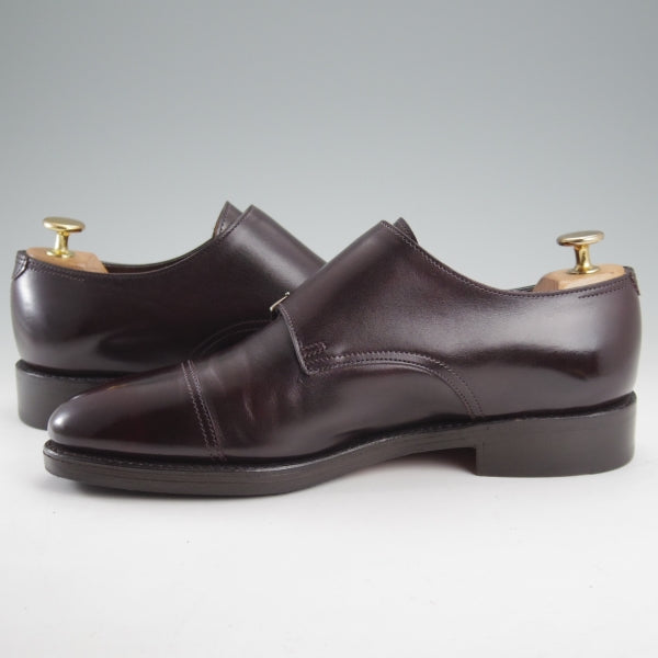 美品★ジョンロブ 6E【定価￥251,900-★WILLIAM/ウィリアム】9795ラスト/ミュージアムカーフ/ダブルモンク/赤茶/プラム/JOHN LOBB★n807
