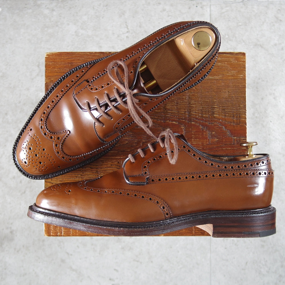 ★チャーチ 75G/UK7.5【現行定価￥209,000-★グラフトン/GRAFTON】173ラスト/フルブローグ/サンダルウッド/茶/メンズ/Church's★o322