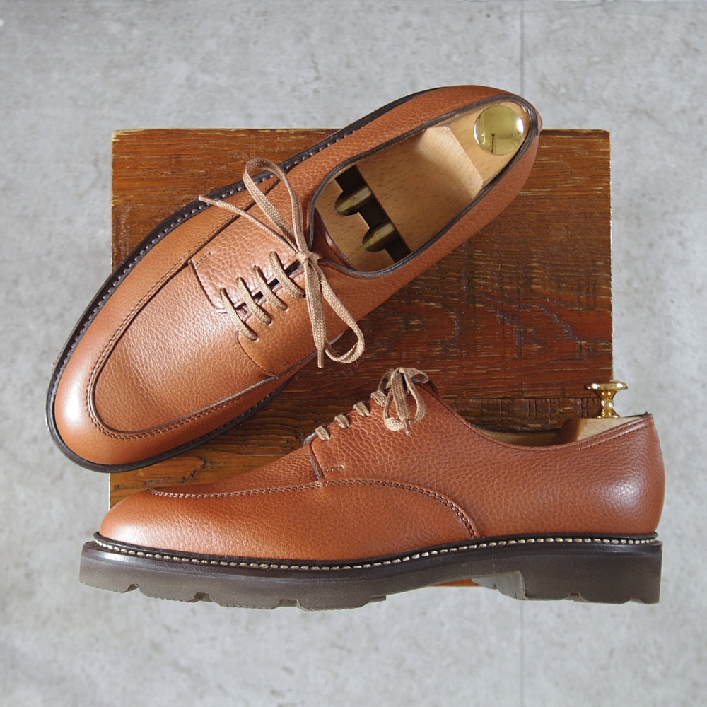 未使用★ジョンロブ 6.5E【定価￥243,100-★SENTRY/Uチップ】0015ラスト/ぺブルグレイン/シボ革/TAN/茶/メンズ/JOHN LOBB★o331