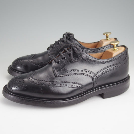 ★トリッカーズ SIZE 7.5【定価￥132,000-★ダイナイトソール/BOURTON/バートン】M5633/カントリーシューズ/カーフ/黒/Tricker's★n301
