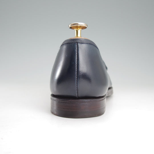 美品★クロケット&ジョーンズ 6.5E【貴重★(英)ポールスミスコレクション別注/コインローファー】カーフ/紺/メンズ/Crockett&Jones★o318