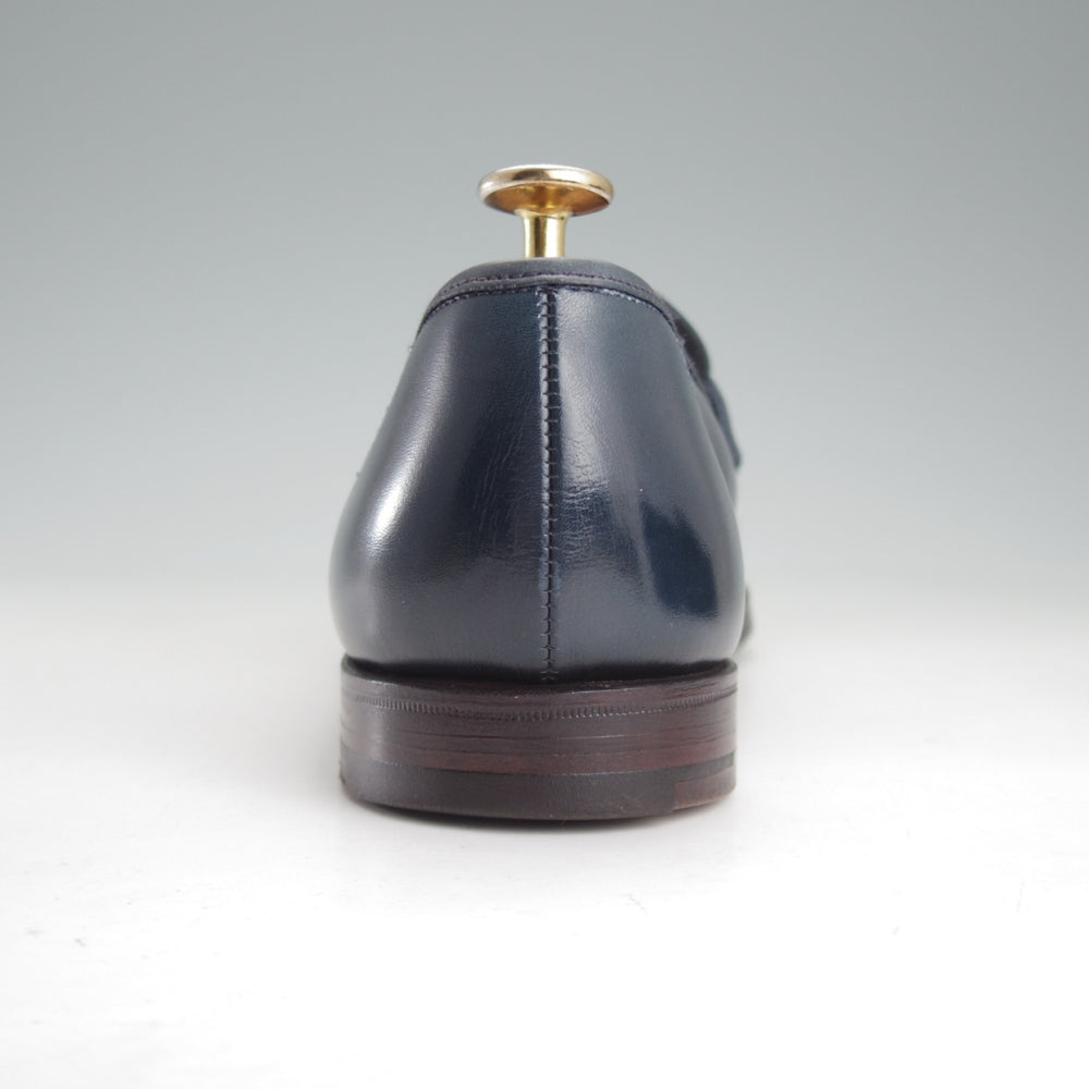 美品★クロケット&ジョーンズ 6.5E【貴重★(英)ポールスミスコレクション別注/コインローファー】カーフ/紺/メンズ/Crockett&Jones★o318