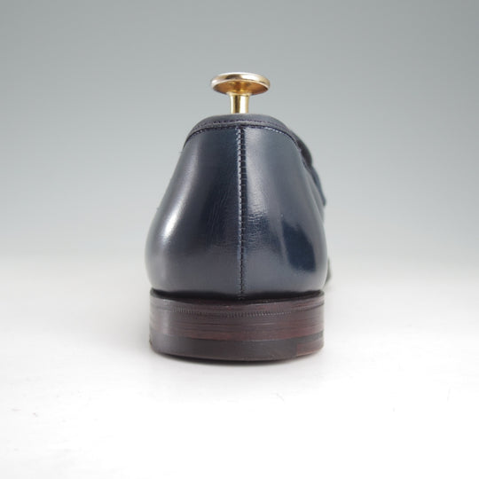 美品★クロケット&ジョーンズ 6.5E【貴重★(英)ポールスミスコレクション別注/コインローファー】カーフ/紺/メンズ/Crockett&Jones★o318