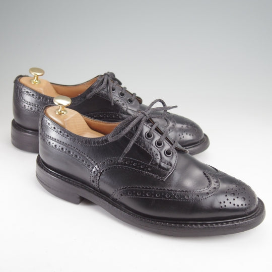 ★トリッカーズ SIZE 7.5【定価￥132,000-★ダイナイトソール/BOURTON/バートン】M5633/カントリーシューズ/カーフ/黒/Tricker's★n301