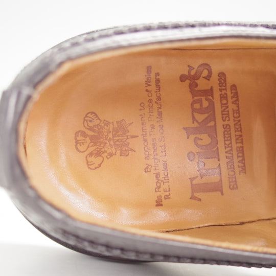 ★トリッカーズ SIZE 7.5【定価￥132,000-★ダイナイトソール/BOURTON/バートン】M5633/カントリーシューズ/カーフ/黒/Tricker's★n301