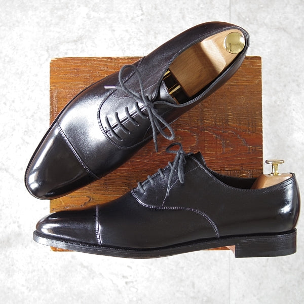 未使用★ジョンロブ 9.5D【定価￥228,800-★CITY 2/シティ/7000ラスト】ストレートチップ/カーフ/黒/メンズ/JOHN LOBB★n811