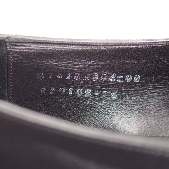 極上★三陽山長 SIZE 7.5【定価￥83,600-★修八郎/モンクストラップ/スリッポン】R2010Sラスト/カーフ/黒/メンズ/Sanyo Yamacho★p447