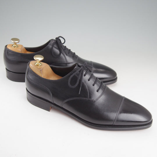 未使用★ジョンロブ 7E【★TAUNTON/ストレートチップ】7000ラスト/カーフ/黒/メンズ/JOHN LOBB★p448