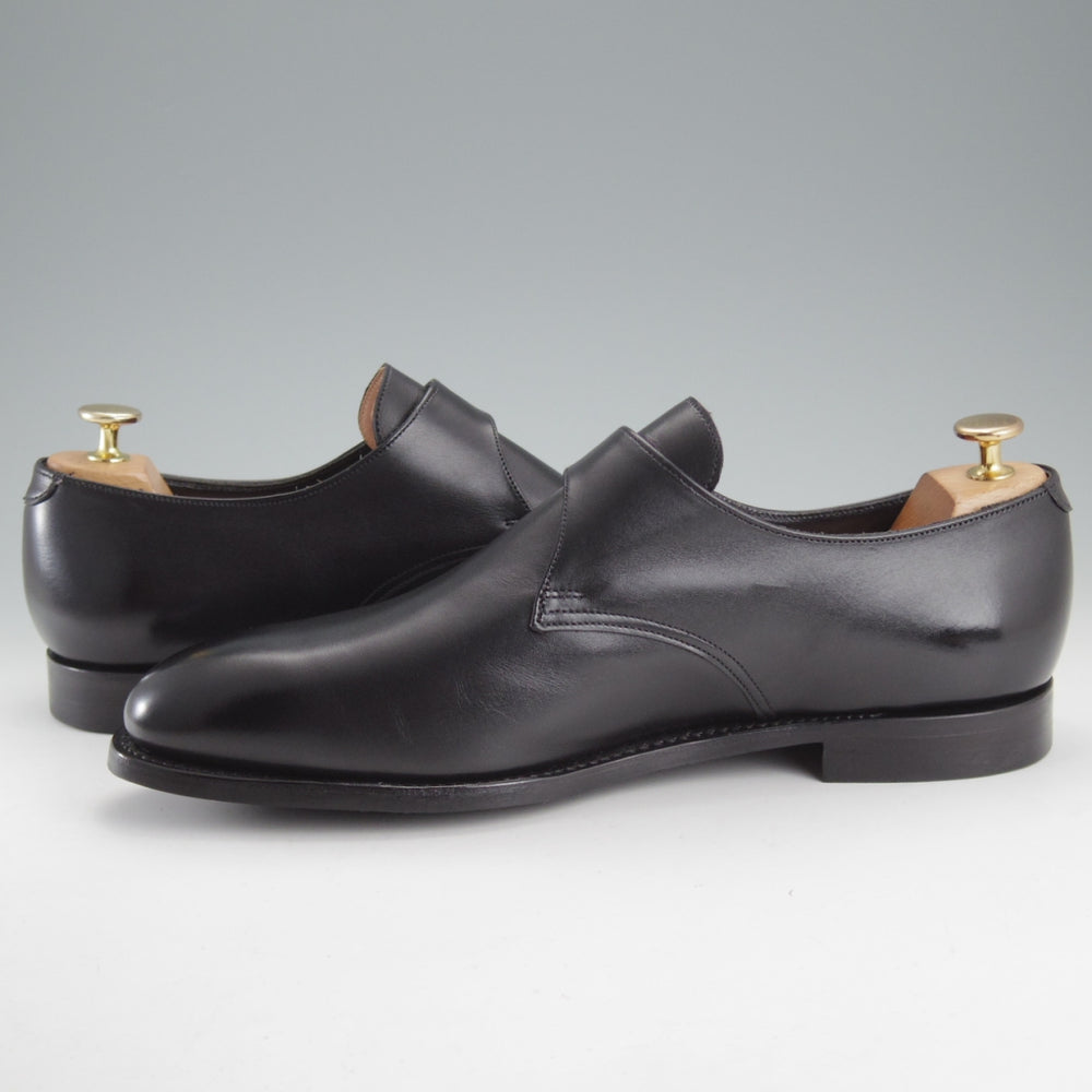 ★クロケット&ジョーンズ 9.5E【定価￥132,000-★Compton3/コンプトン/ユナイテッドアローズ別注】318ラスト/モンクストラップ/黒★o321