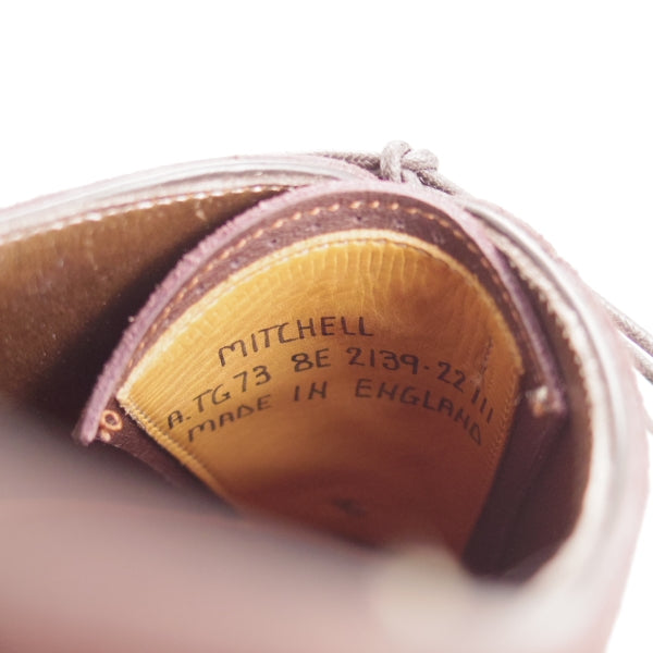 極美品★(英)ガジアーノ&ガーリング 8E【現行定価20万円以上★MITCHELL/ミッチェル/TG73ラスト】スエード/濃茶/GAZIANO&GIRLING★n810