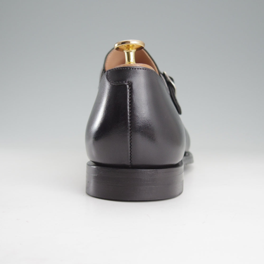 ★クロケット&ジョーンズ 9.5E【定価￥132,000-★Compton3/コンプトン/ユナイテッドアローズ別注】318ラスト/モンクストラップ/黒★o321