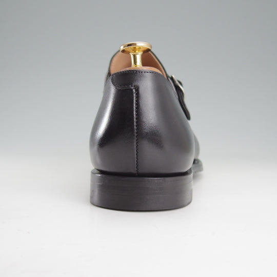 ★クロケット&ジョーンズ 9.5E【定価￥132,000-★Compton3/コンプトン/ユナイテッドアローズ別注】318ラスト/モンクストラップ/黒★o321