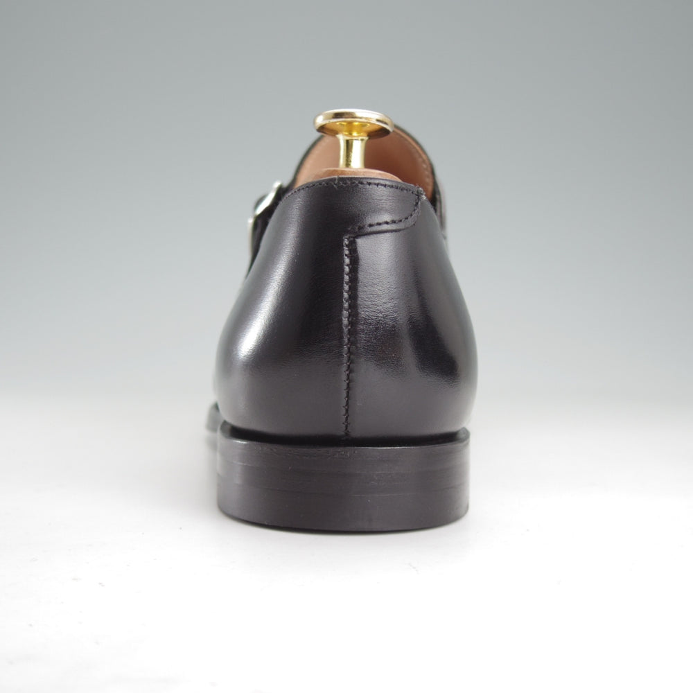 ★クロケット&ジョーンズ 9.5E【定価￥132,000-★Compton3/コンプトン/ユナイテッドアローズ別注】318ラスト/モンクストラップ/黒★o321