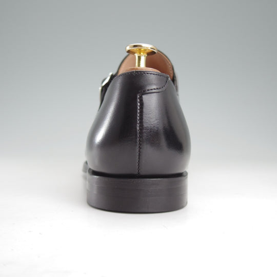 ★クロケット&ジョーンズ 9.5E【定価￥132,000-★Compton3/コンプトン/ユナイテッドアローズ別注】318ラスト/モンクストラップ/黒★o321