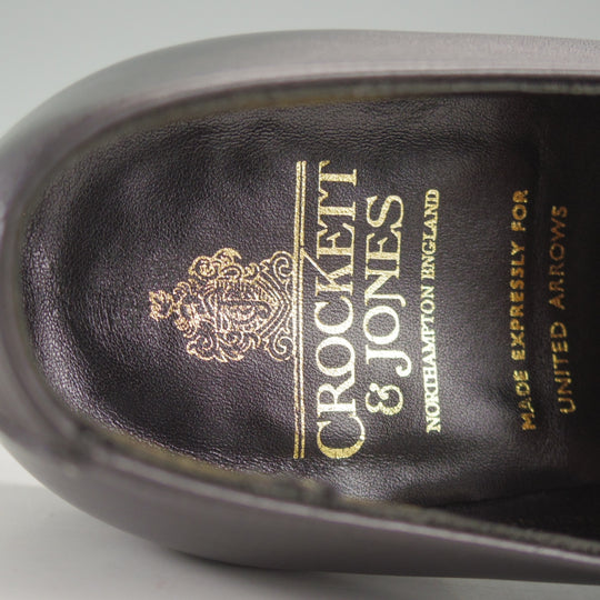 ★クロケット&ジョーンズ 9.5E【定価￥132,000-★Compton3/コンプトン/ユナイテッドアローズ別注】318ラスト/モンクストラップ/黒★o321