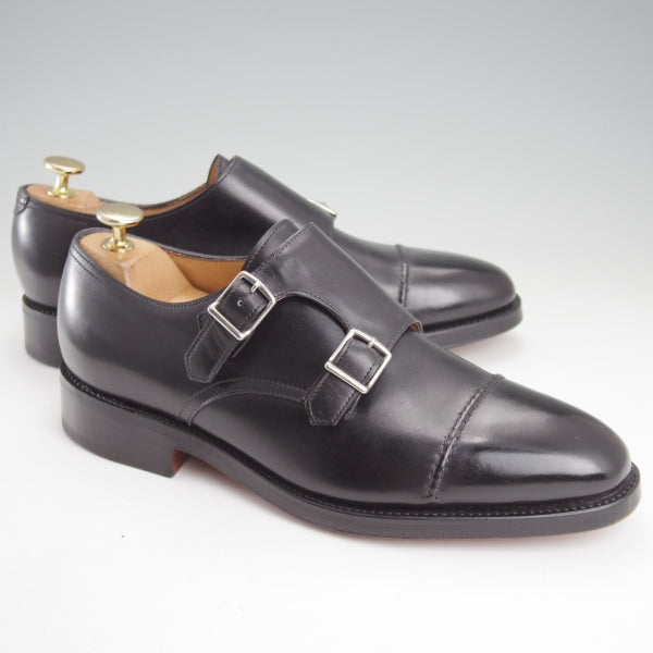 中古)ジョンロブ WILLIAM2 ウィリアム2 黒 ダブルモンク 9795Rラスト