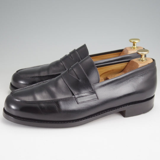 ★パラブーツ SIZE 7.5【定価￥99,000-★アドニス/ADONIS】コインローファー/カーフ/黒/メンズ/Paraboot★n304