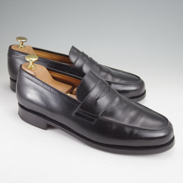 ★パラブーツ SIZE 7.5【定価￥99,000-★アドニス/ADONIS】コインローファー/カーフ/黒/メンズ/Paraboot★n304