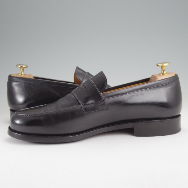 ★パラブーツ SIZE 7.5【定価￥99,000-★アドニス/ADONIS】コインローファー/カーフ/黒/メンズ/Paraboot★n304