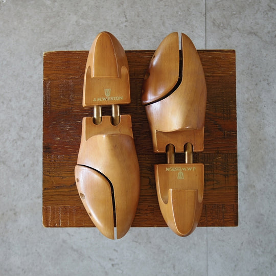 極上★J.M.ウエストン SIZE 41【純正シューツリー★木製シューキーパー】メンズ/Weston/ウェストン★p466
