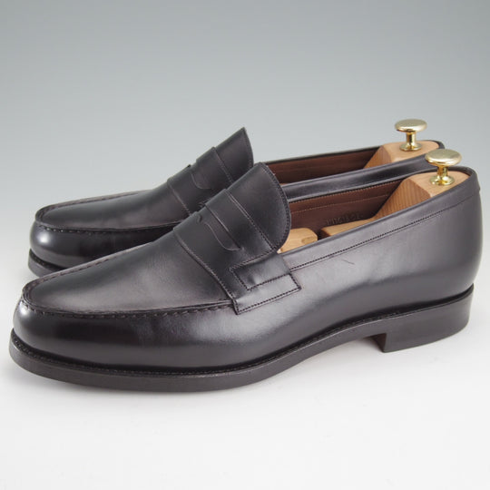 ★(スペイン製)カルミナ SIZE 10【定価￥94,600-★コインローファー/80578】GENOVAラスト/カーフ/黒/メンズ/CARMINA★o324