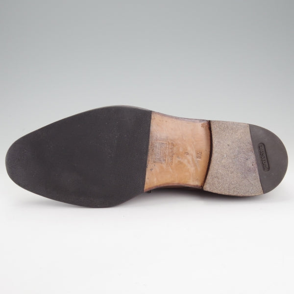 極上★ア・テストーニ SIZE 8.5【ブラックラピド製法★BLACK LABEL/ブラインドブローグ】ブラックラベル/濃茶/メンズ/a.testoni★n815