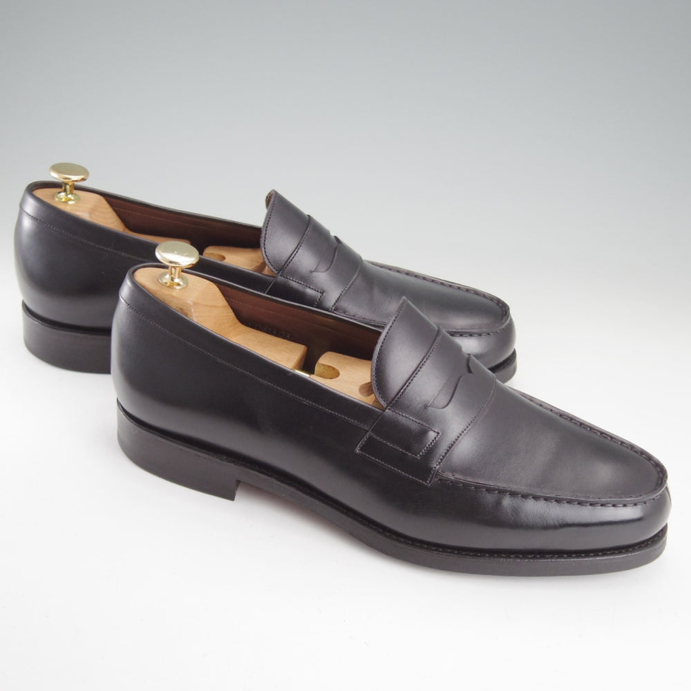 ★(スペイン製)カルミナ SIZE 10【定価￥94,600-★コインローファー/80578】GENOVAラスト/カーフ/黒/メンズ/CARMINA★o324