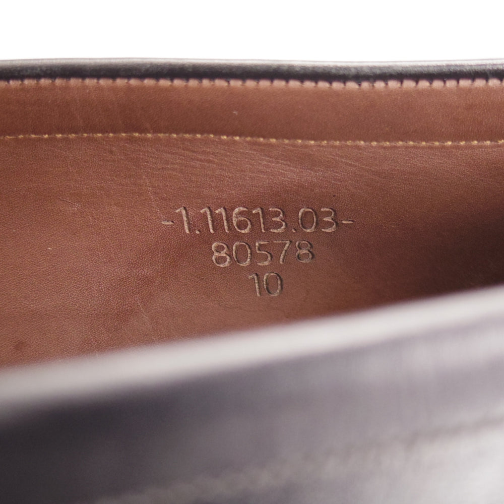 ★(スペイン製)カルミナ SIZE 10【定価￥94,600-★コインローファー/80578】GENOVAラスト/カーフ/黒/メンズ/CARMINA★o324