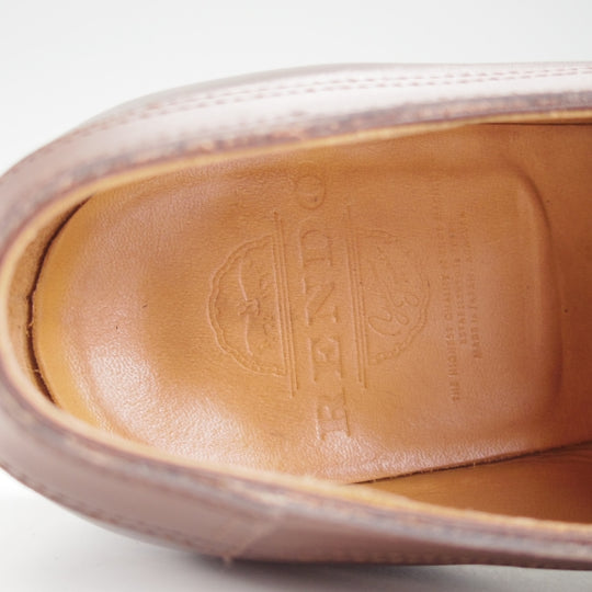 極上★(浅草)RENDO/レンド SIZE 8【定価￥84,700-★リッジウェイソール仕様/GB001】Uチップ/カーフ/濃茶/メンズ★n817