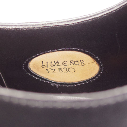 極上★エドワードグリーン 6E【現行定価20万円以上★純正ツリー付/BEAULIEU/808ラスト】ブラインドブローグ/カーフ/黒/EDWARD GREEN★o326