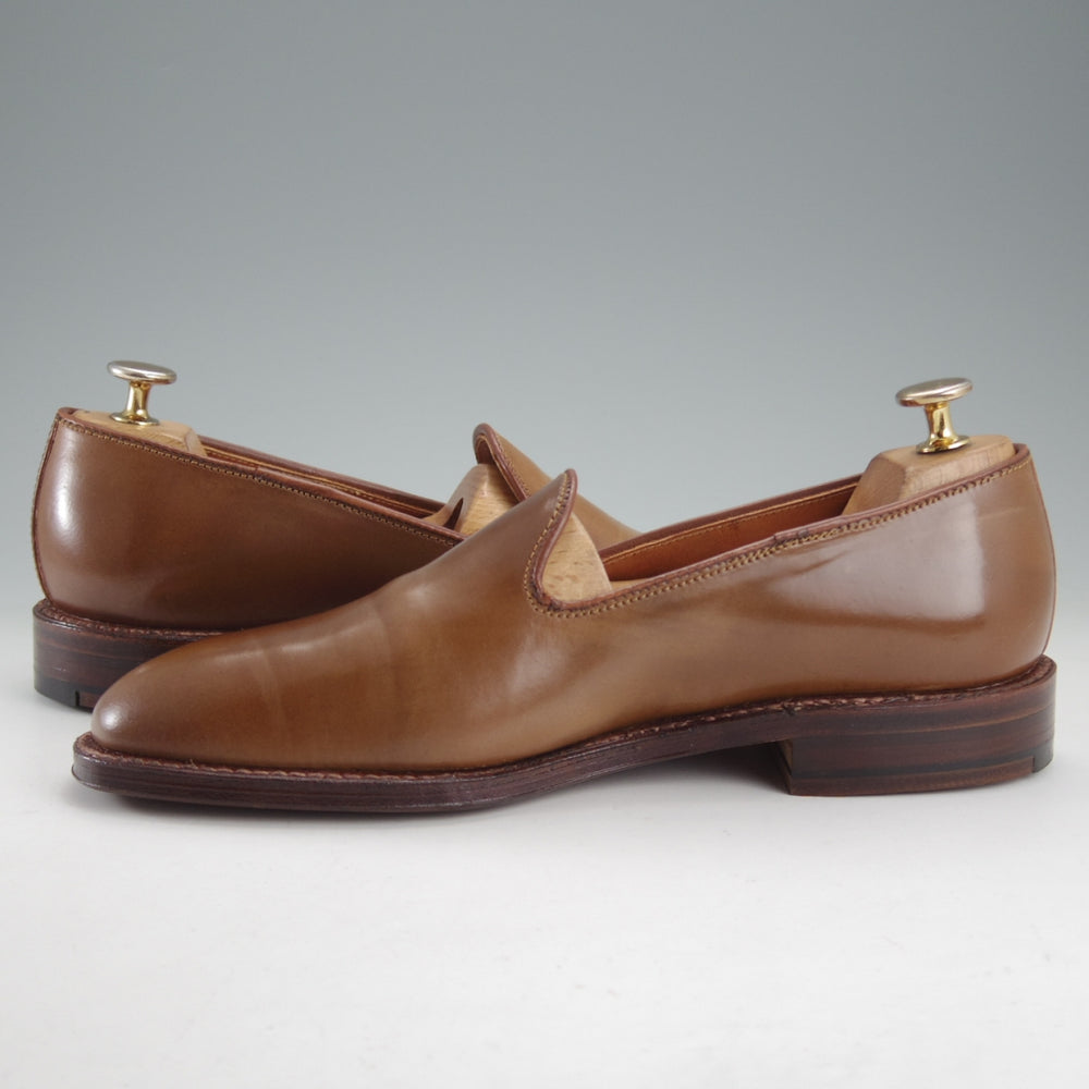 極美品★オールデン 7D【貴重★ウイスキーコードバン/茶/(ハワイ)Leather Soul別注】D1106/プラザラスト/ローファー/メンズ/ALDEN★o328