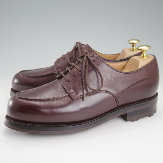 極美品★J.M.ウエストン 5C【定価￥176,000-★ゴルフ/GOLF】641/31ラスト/Uチップ/ソフトカーフ/濃茶/Weston/ウェストン★n819