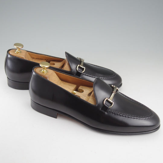 未使用★(スペイン製)バーウィック SIZE 42【定価￥29,700-★ビットローファー/5178】HO240ラスト/ROIS/黒/メンズ/Berwick★o875