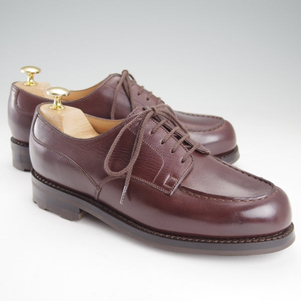 極美品★J.M.ウエストン 5C【定価￥176,000-★ゴルフ/GOLF】641/31ラスト/Uチップ/ソフトカーフ/濃茶/Weston/ウェストン★n819
