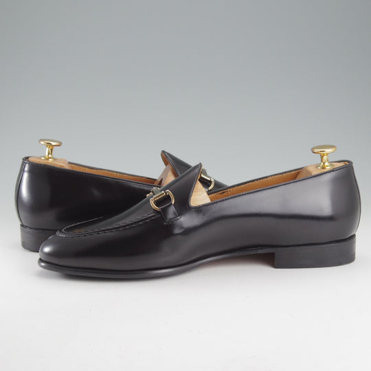 未使用★(スペイン製)バーウィック SIZE 42【定価￥29,700-★ビットローファー/5178】HO240ラスト/ROIS/黒/メンズ/Berwick★o875