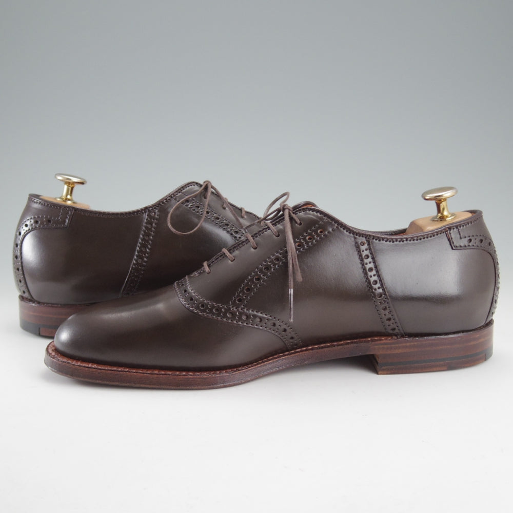 未使用★オールデン 7D【貴重★シガー色/コードバン/(ハワイ)Leather Soul別注】D2313/サドルシューズ/濃茶/メンズ/ALDEN★o329