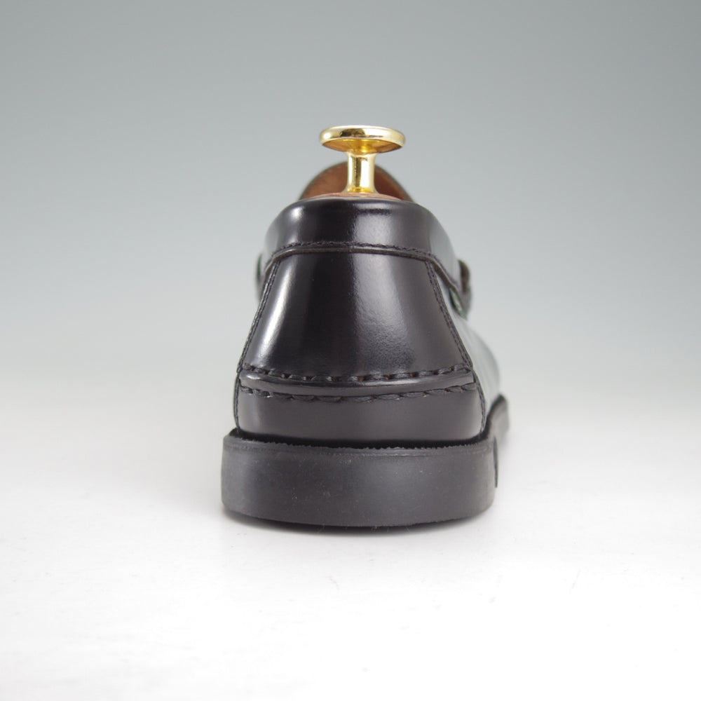 極美品★パラブーツ SIZE 7.5【貴重★ユナイテッドアローズ別注/CORAUX MORS】ビットローファー/黒/メンズ/UNITED ARROWS/Paraboot★o876