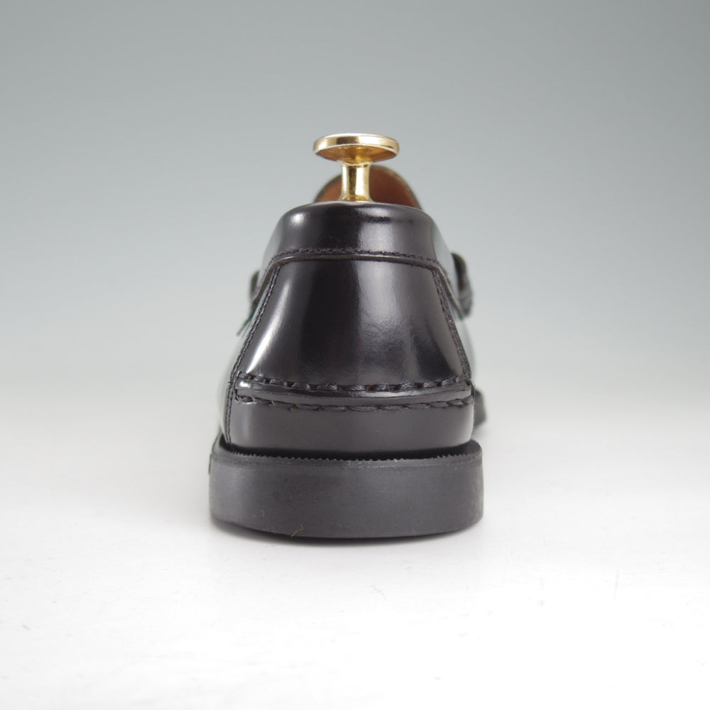 極美品★パラブーツ SIZE 7.5【貴重★ユナイテッドアローズ別注/CORAUX MORS】ビットローファー/黒/メンズ/UNITED ARROWS/Paraboot★o876