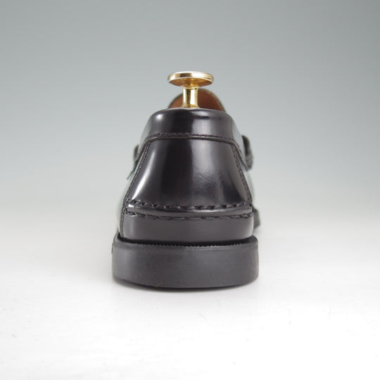 極美品★パラブーツ SIZE 7.5【貴重★ユナイテッドアローズ別注/CORAUX MORS】ビットローファー/黒/メンズ/UNITED ARROWS/Paraboot★o876