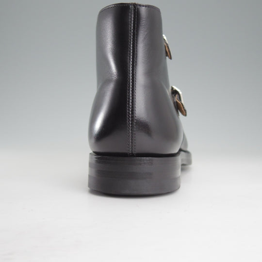 使用数回★クロケット&ジョーンズ 9.5E【定価￥154,000-★CAMBERLEY/007-スペクター着用】ダブルモンク/348ラスト/黒/Crockett&Jones★o330