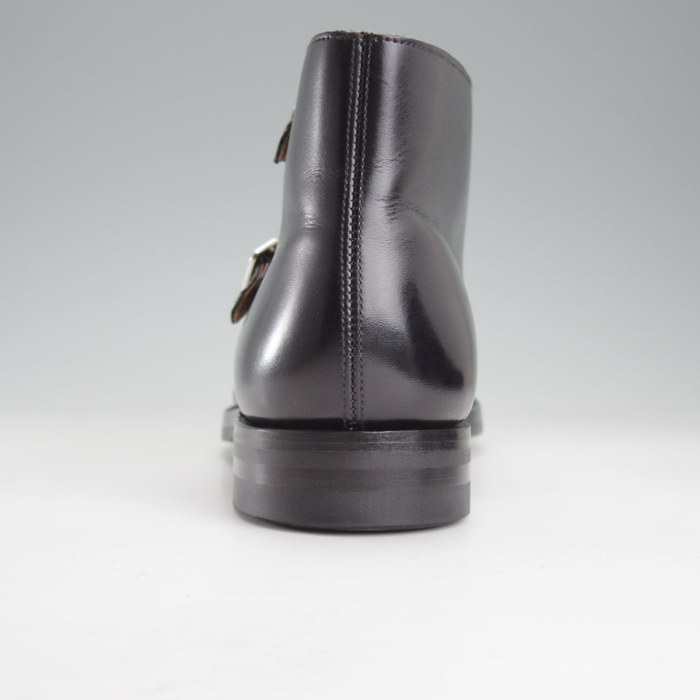 使用数回★クロケット&ジョーンズ 9.5E【定価￥154,000-★CAMBERLEY/007-スペクター着用】ダブルモンク/348ラスト/黒/Crockett&Jones★o330