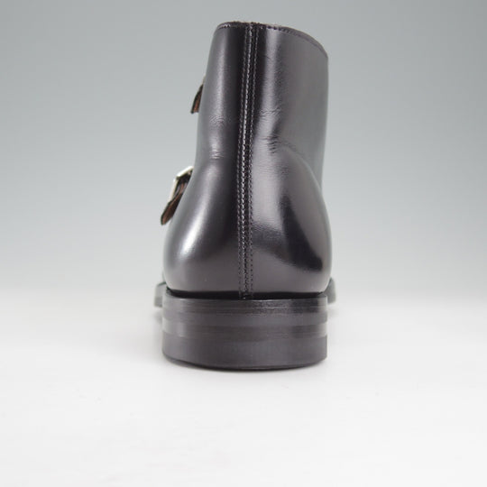 使用数回★クロケット&ジョーンズ 9.5E【定価￥154,000-★CAMBERLEY/007-スペクター着用】ダブルモンク/348ラスト/黒/Crockett&Jones★o330