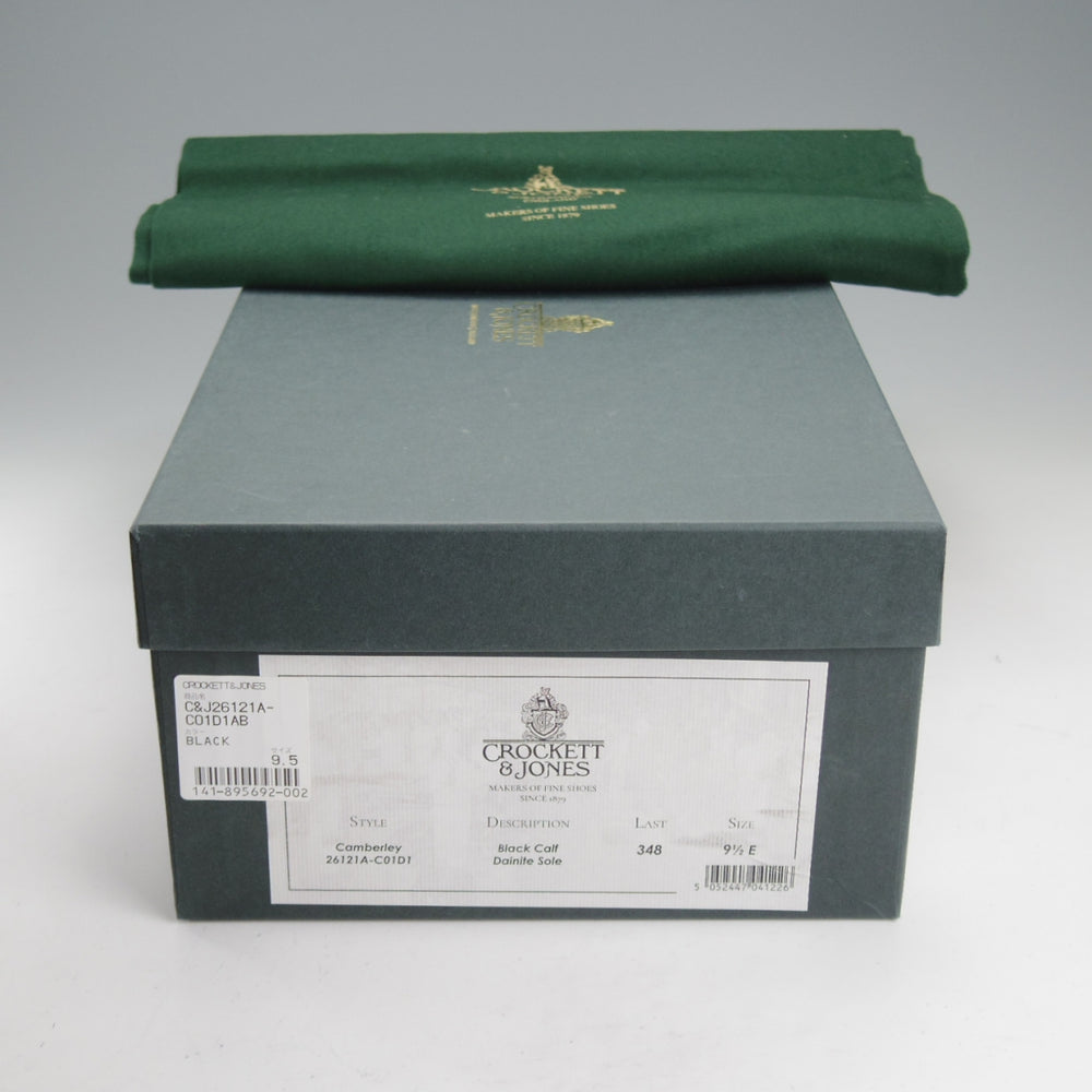 使用数回★クロケット&ジョーンズ 9.5E【定価￥154,000-★CAMBERLEY/007-スペクター着用】ダブルモンク/348ラスト/黒/Crockett&Jones★o330